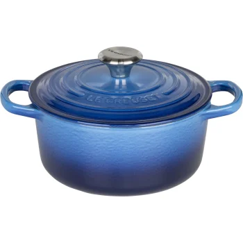 Le Creuset Signature apaļš čuguna katls 18 cm, 1,8 l, zils