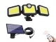 Solārā dārza lampa ar kustības un krēslas sensoru, 171 LED, atsevišķs panelis