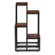 Modernhome 4 līmeņu loft stila augu statīvs, 67 cm