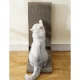 Stūra skrāpis ar rotaļlietu kaķiem, vertikāls kartona kaķu nagu asināmais Purlov | Cat Corner Scratcher with Toy