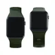 3mk Apple Watch 42 / 44 / 45 / 49 mm silikona siksniņa, zaļa