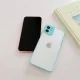 Silikona vāciņš Samsung Galaxy A42 5G Milky Case, puscaurspīdīgs, zils