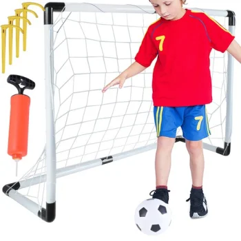 Trizand bērnu futbola vārti ar bumbu un pumpi 120x80 cm