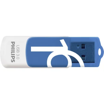 USB zibatmiņa Philips Vivid Edition 16GB USB 3.0, zila / balta