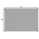 Iso Trade Gardlov 24653 Ūdensnecaurlaidīgs Tents 4x5m, Sudraba