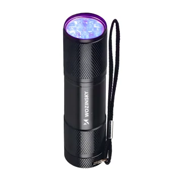 UV lukturis Wozinsky WLD-9L IP65 pēdu noteikšanai, 9 LED, melns