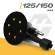 Pneimatiskā ekscentra slīpmašīna Humberg HM-262, 125/150 mm, 12 000 apgr./min