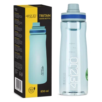 4FIZJO sporta ūdens pudele 850 ml, zila