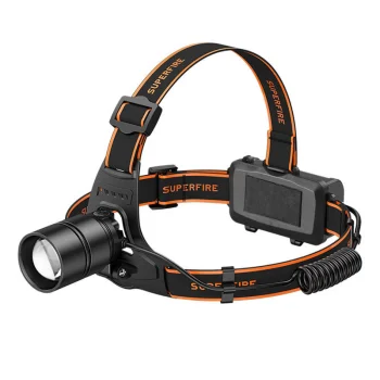 Superfire HL71 lukturis uz galvas, 500 lm, USB, 5 režīmi