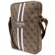 Guess 10\" planšetdatora soma 4G Stripes, brūna