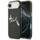 Karl Lagerfeld vāciņš iPhone Air IML Choupettes Karl Script Logo MagSafe, melns