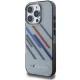 BMW Motosport IML Random Stripes vāciņš iPhone 16 Pro, pelēks