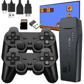Retro spēļu konsole ar 20000 spēlēm un 2 bezvadu pultīm, HDMI