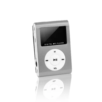 Setty MP3 atskaņotājs ar LCD ekrānu un austiņām, sudraba