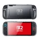 Supcase Crystal aizsargvāciņš Nintendo Switch 2, Transparent Black