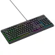 Wozinsky WKG-1044 vadu spēļu tastatūra ar apgaismojumu, melna