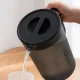 Plastmasas krūze ar vāku 3L, melna