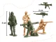 Militārās bāzes un karavīru figūriņu rotaļu komplekts, 114 gab.