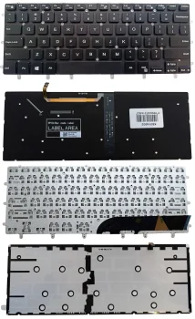 Tastatūra Dell Inspiron 7558, 7568, XPS 15 9550, 9560, 9570, US, ar apgaismojumu