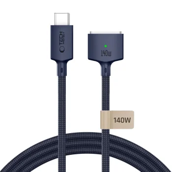 Tech-Protect MMC01 Ultraboost USB-C uz MagSafe 3 kabelis MacBook 140W 300 cm, tumši zils