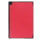 Lenovo Tab M10 (3rd Gen) (TB-328FU) Trifold Stand PU Leather Hard Protective Cover Case, Red | Planšetes Vāciņš...