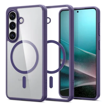 Spigen Ultra Hybrid Mag MagSafe vāciņš Samsung Galaxy S26+, caurspīdīgs tumši zils