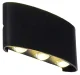 Sienas LED lampa augšup-lejup, 65W, IP54, melna