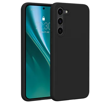 Etteri Silicone silikona vāciņš Samsung Galaxy S23 Plus, melns