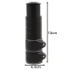 Velosipēda stūres adapteris Trizand, 28,6 mm, pacēlums līdz 130 mm, melns