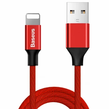 Baseus Yiven USB uz Lightning kabelis 1.8m, sarkans