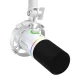 Dinamiskais mikrofons Maono PD200x, USB-C / XLR, RGB, balts