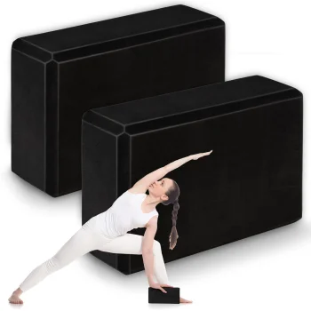 Neo-Sport Jogas putu bloks - komplekts 2 gab. NS-962 melns