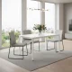 ModernHome NORD-W galds virtuvei / rakstāmgalds, 120x60 cm, balts