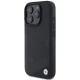 BMW Leather Crossing Lines vāciņš priekš iPhone 16 Pro 6.3\", melns