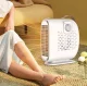 Pārnēsājams mini elektriskais sildītājs 500W, balts
