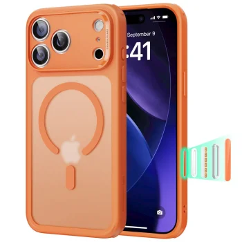 ESR Classic Hybrid MagSafe vāciņš iPhone 17 Pro Max - Clear Orange
