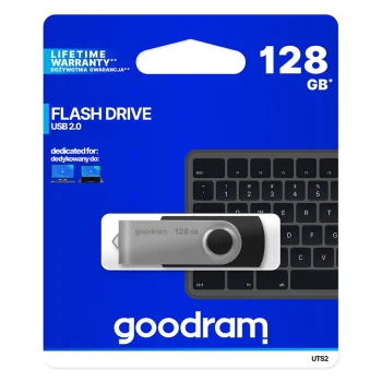 Goodram UTS2 128GB USB 2.0 zibatmiņa, melna