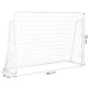 Futbola vārti ar tīklu 180x122 cm MultiGarden, balti