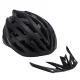 Wozinsky MTB velo ķivere ar noņemamu nagu un USB lukturi M - Melna