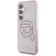 Karl Lagerfeld Rhinestones K. Head Logo vāciņš Samsung Galaxy S25 rozā
