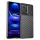 Vāciņš Xiaomi Redmi Note 12 Pro+, Thunder Case, TPU, melns