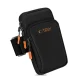 Tech-Protect M7 universāls sporta vāciņš rokai, melns/oranžs