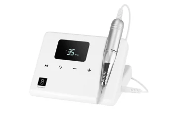 Manikīra un pedikīra aparāts, nagu frēze Ocho Technic 65 W, balta, ar digitālo displeju un skārienvadību