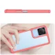 Outer Space Case hibrīda vāciņš Xiaomi Poco F4 5G ar TPU rāmi, sarkans