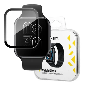 Wozinsky Watch Glass hibrīda aizsargstikls Oppo Watch 41 mm, melns