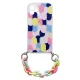 Elastīgs vāciņš Color Chain Case ar ķēdīti Samsung Galaxy A42 5G, daudzkrāsains