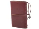 Ceļotāja piezīmju grāmatiņa retro stilā ar nomaināmām lapām 10 x 15 cm, brūna