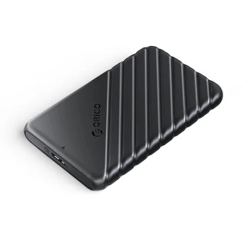 Orico 25PW1-U3 2.5" SATA HDD/SSD ārējais diska korpuss USB 3.0 Micro-B 5Gb/s, melns
