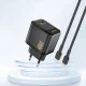 Dudao A28 45W GaN USB-C tīkla lādētājs, melns