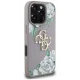 Guess Grained Roses Big 4G Logo vāciņš iPhone 16 Pro Max, violets